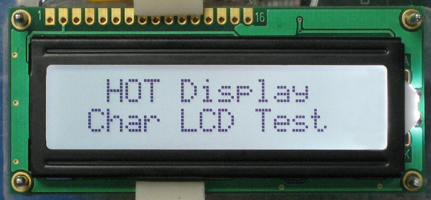 16*2字符点阵LCM液晶模块HTM1602A