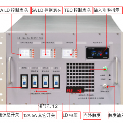 12A5A36V大功率多路LD激光器TEC电源集成控制电源