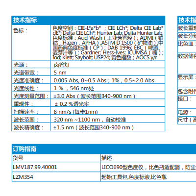 哈希色度仪