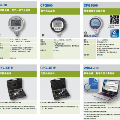威卡（WIKA）高端数字式压力表