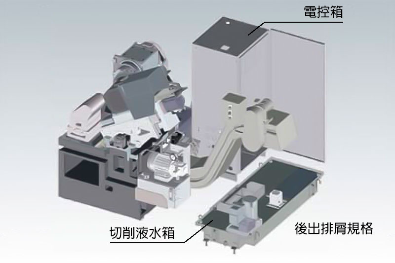 3轴CNC車銑複合機