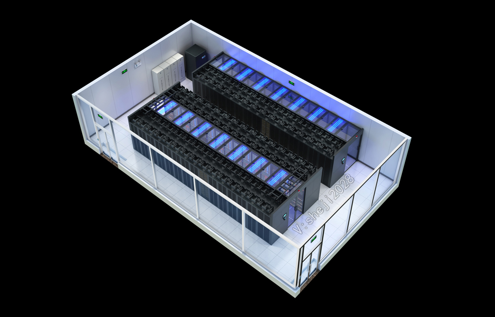 沈阳效果图设计|云计算机房|智慧档案室效果图制作